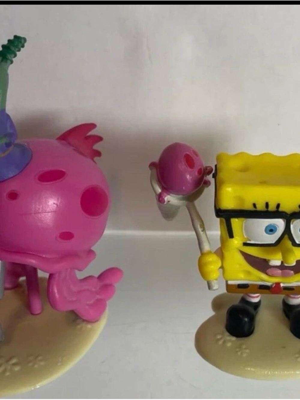 Spongebob Squarepants 2 PVC Toppers Figures Stephen Hillenburg Just Play